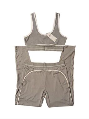 ALO Yoga Airbrush Heart Throb Set (Grey)